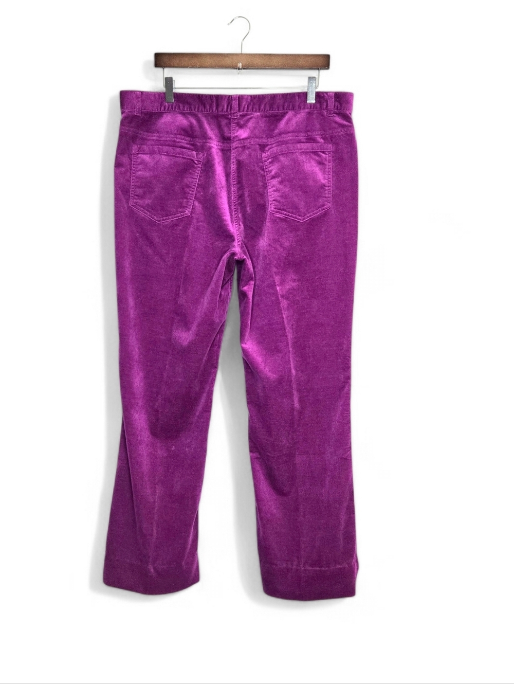 Talbots Velvet Jeans/pants, Fushia 16 - Picture 2 of 14